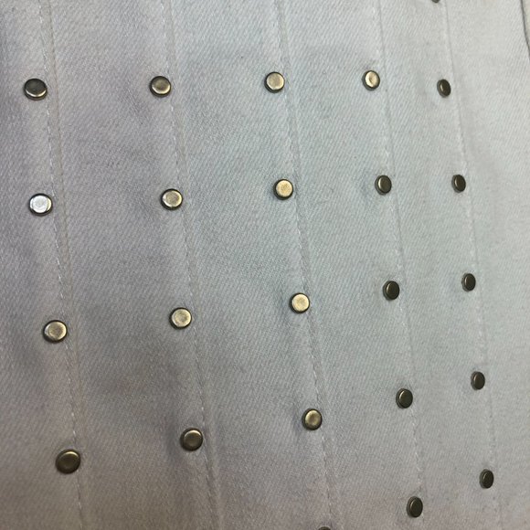 Rag & Bone Studded Skinny Jeans White Sz 25 - Picture 15 of 15